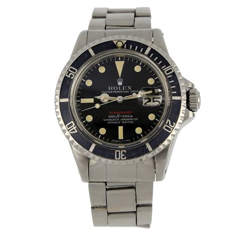 rolex submariner scritta rossa speciale|rolex submariner stampata.